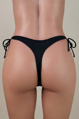 Sexy Tie String Low Rise Brazilian Cheeky Thong Bikini Bottom